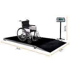輪椅子のスケール 信頼性の高いプラットフォームスケール ランプ 500kg